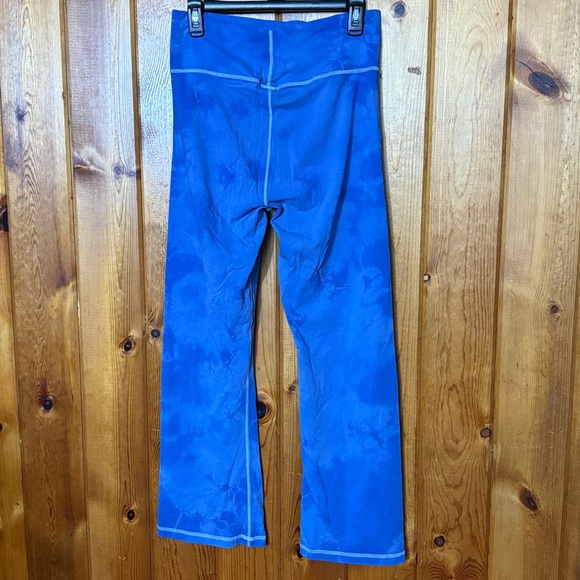 Blue Tie-Dye Yoga Pants PINK Victoria’s Secret large lounge pants high waisted - Picture 4 of 5